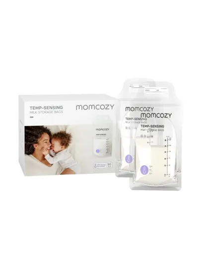 Пакеты для хранения грудного молока Momcozy с температурным датчиком, 50 шт — BABYBE1-SUTUCHUNPAKET
