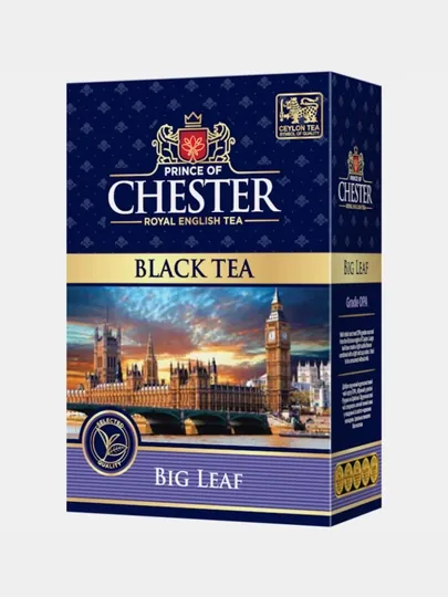 Чай черный Prince of Chester Black Tea, Big Leaf, 80 г