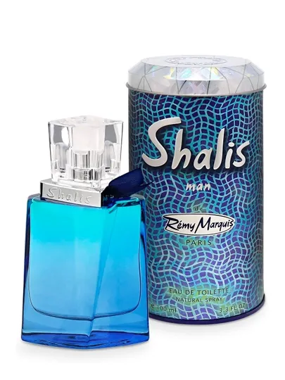 Remy Marquis Shalis Man Eau de Toilette, 100 мл для мужчин, свежий-пряный аромат, Франция