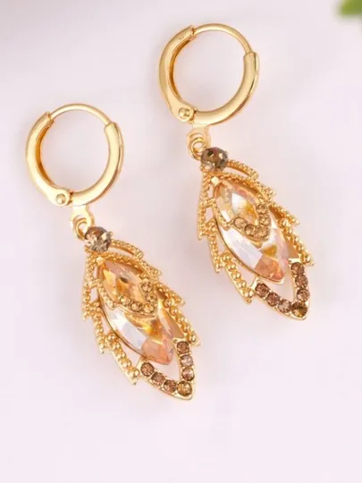 Серьги из камня для женщин и девушек, ювелирные изделия