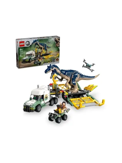 Конструктор LEGO Jurassic World 76966 Миссии динозавров: грузовик для перевозки аллозавров