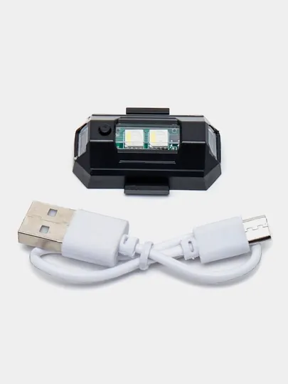 Мини-мигалка, универсальная, RGB LED, 7 цветов — STARLED-LED7XIL