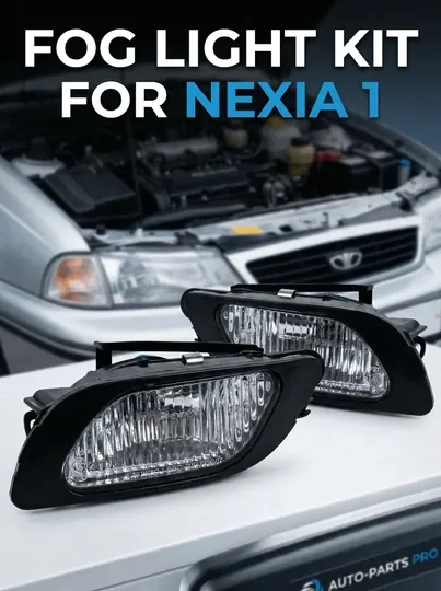 Противотуманные фары для Daewoo Nexia 1, комплект ПТФ (левая и правая), 2 шт