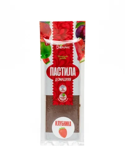 Пастила ,клубника, натуральный фрукт, biorganic