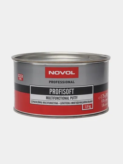 Novol Шпатлевка , Profisoft многофункциональная + отвердитель Betox-50pc, 1.8 kg+50g