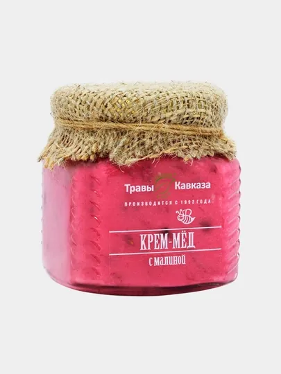 Кремовый мёд с малиной - 240 гр