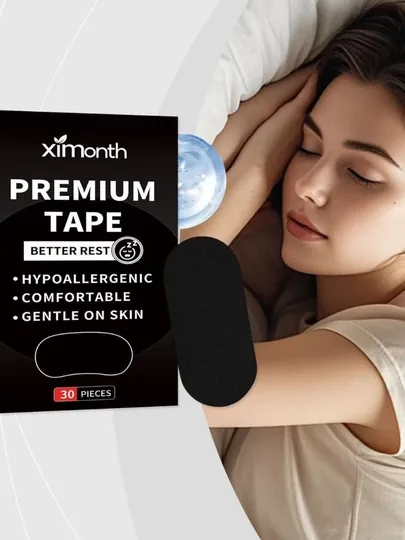 Mouth tape, Пластырь для сна против храпа и сухости во рту, 30 шт