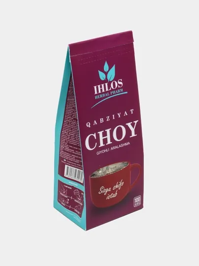 Чай листовой зеленый Травяной микс слабительный Ihlos, 100 г — SHAKAR-P05AA38