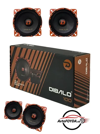Автоколонки Dibalo 100 Baracuda 10 см 45Вт Damas Matiz Nexia Spark Labo