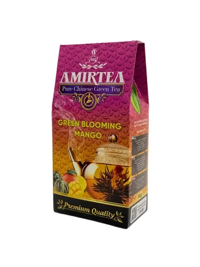 Чай зеленый Амир Китай В/С Green Blooming Mango 80 гр