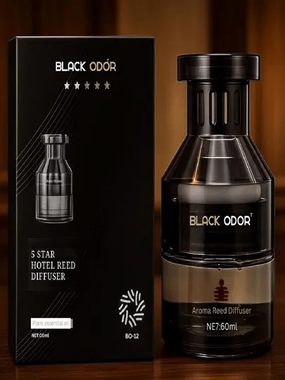 BLACK ODOR, 60 мл — арома диффузор для автомобиля и комнаты