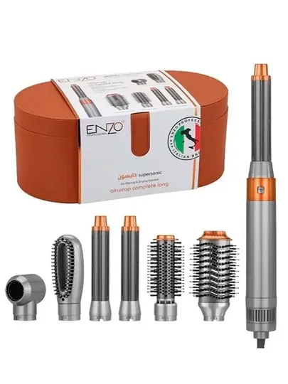 Суперсонный фен ENZO Airwrap, 6 в 1, с автоматической стрижкой и укладкой волос