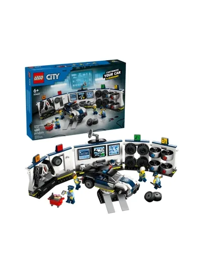 Конструктор LEGO Гараж для полицейских машин 60457, 489 деталей