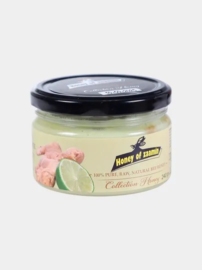 Кремовый мёд с имбирем и лаймом - 240 гр — ZOMIN-DJSXZ05