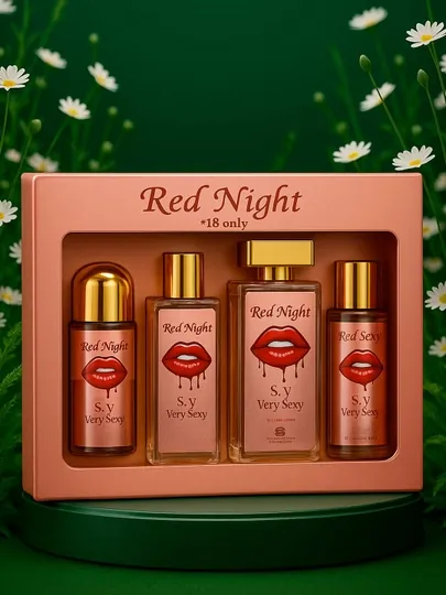 Подарочный набор "Red Night", парфюмерная вода, для женщин, 100 мл