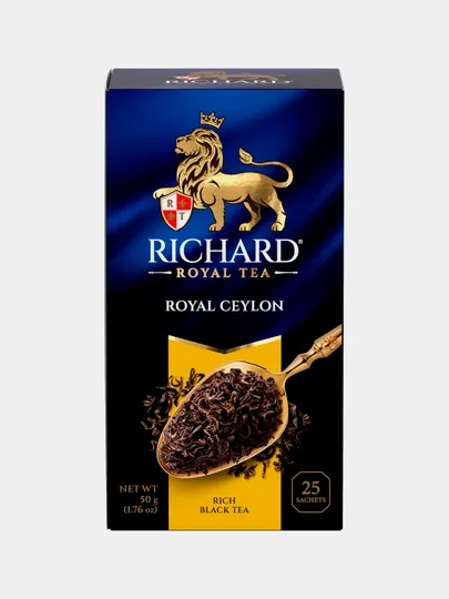 Чай Richard "Royal Ceylon", черный, 25 сашетх2г