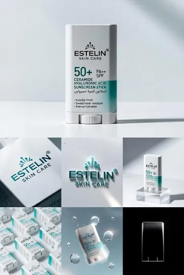 Солнцезащитный крем, Estelin Ceramide Hyaluronic Acid SPF 50+ PA++, 20 г