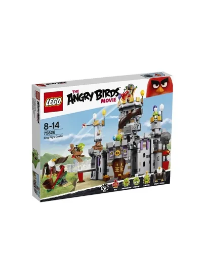 Конструктор LEGO Angry Birds 75826 Замок короля Свинок, 859 деталей