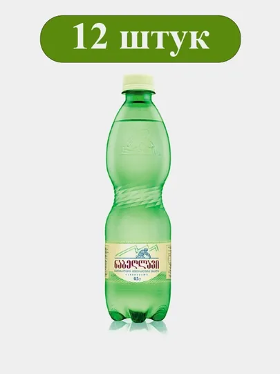 Минеральная газированная вода Nabeghlavi, 0.5 л × 12 шт, ПЭТ