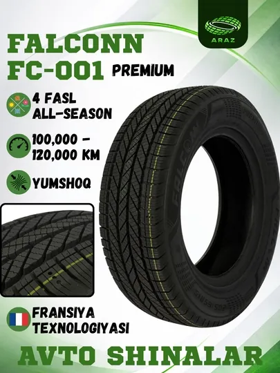 Шины FALCONN FC-001, 2025-2026, всесезонные, баллон для автомобиля