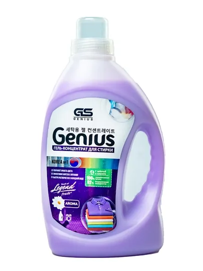 Гель для стирки Genius Aroma, 1.5 л, фиолетовый