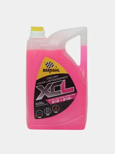 Антифриз Bardahl XCL G12/G12+, -37C, 5 литров, Бельгия — BARDAHL-2024