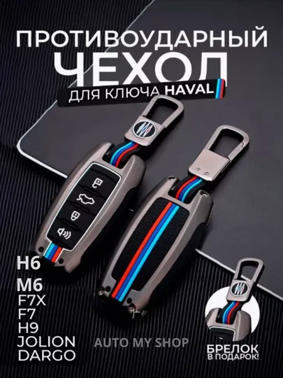 Чехол для противоударного пульта, хром и никель, HAVAL H6 M6 H9 F7X F7 JOLYON