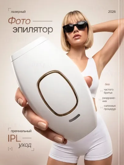 Фотоэпилятор профессиональный IPL, для лица и тела, с эффектом охлаждения