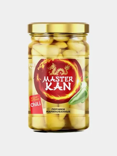 Маринованные перчики "Мастер Кан" Чили 350 гр
