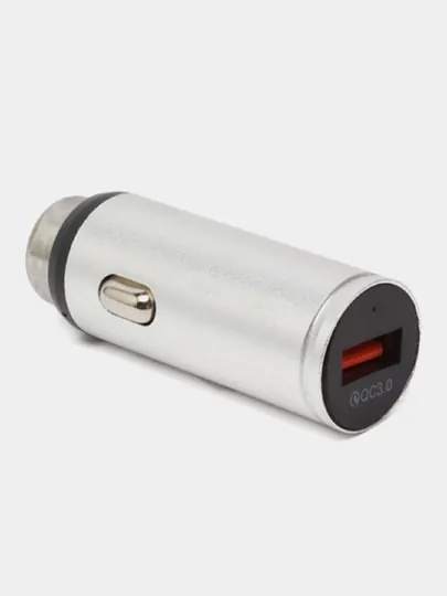 Автомобильное зарядное устройство, оснащено портами USB