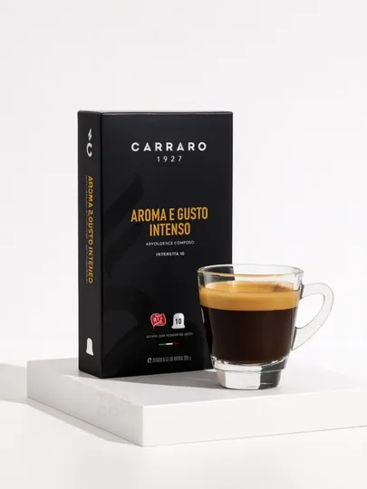Кофе в капсулах Carraro Aroma e Gusto Intenso для Nespresso