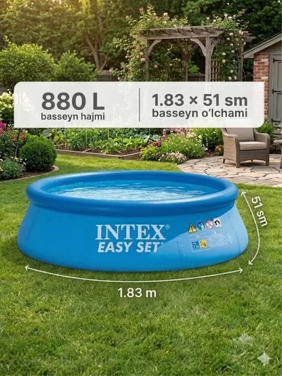 Детский бассейн Intex Easy Set