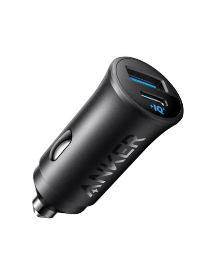 Автомобильное зарядное устройство Anker 323, 30W, USB-C и USB-A, PowerIQ 3.0, USA модель