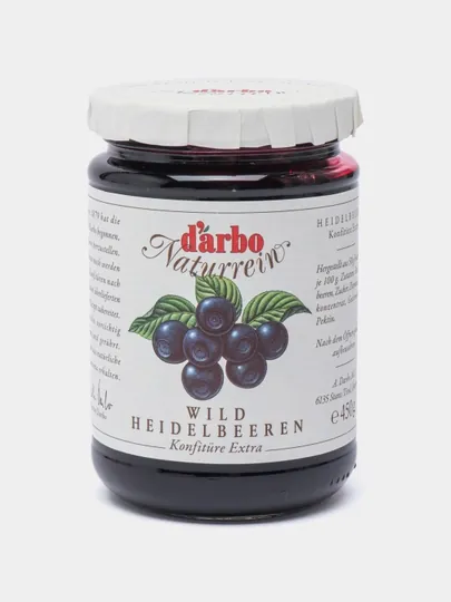 Голубика Darbo All Natural Jam Blueberry, 450 гр