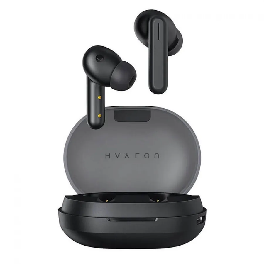 Беспроводные наушники Xiaomi Haylou GT7 (чёрный, прозрач. крышка)