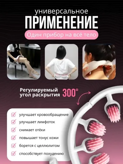 Универсальный антицеллюлитный массаже, для всего тела