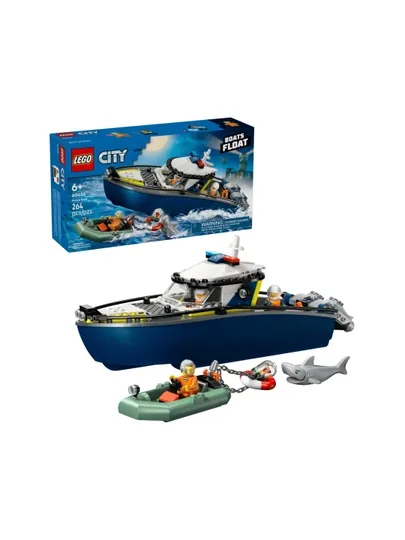 Конструктор LEGO City 60456 Полицейский катер