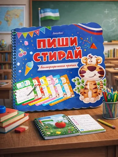 Тетрадь по каллиграфии, пропись для детей, пиши стирай тетрадь, каллиграфическая пропись
