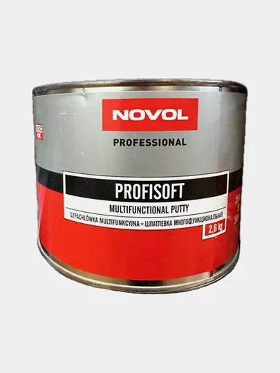 NOVOL Шпатлевка Profisoft многофункциональная + отвердитель Betox-50pc, 2,6 kg+50 g