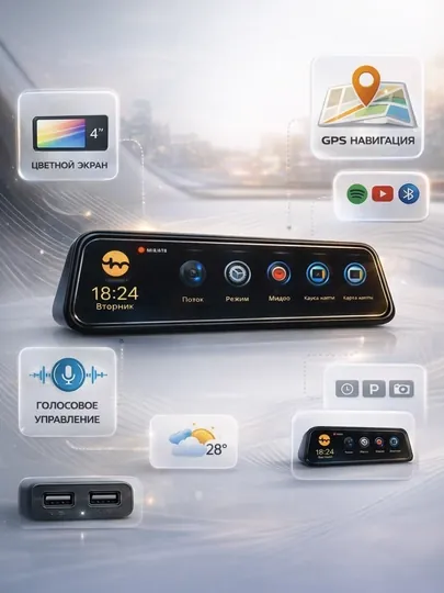 Видеорегистратор, Xiaomi Mi Full HD, версия 2024 года