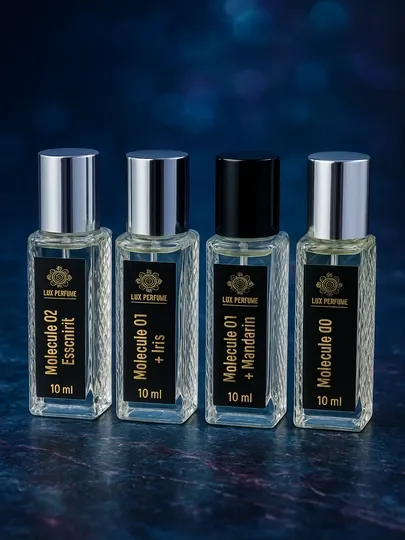 Набор духов из 4 шт, Molecula 01+Iris, Molecula 01+Mandarin, Molecula 02, Molecula 09