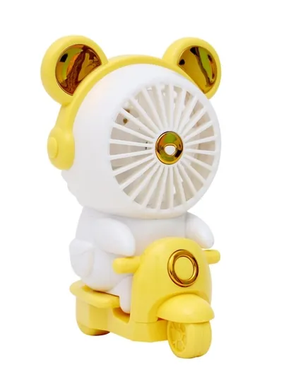 | Портативный тихий вентилятор, мини fan 3 скорости настольный USB — DLYADOM-MINIVENTILYATOR1-ЖЕЛТ
