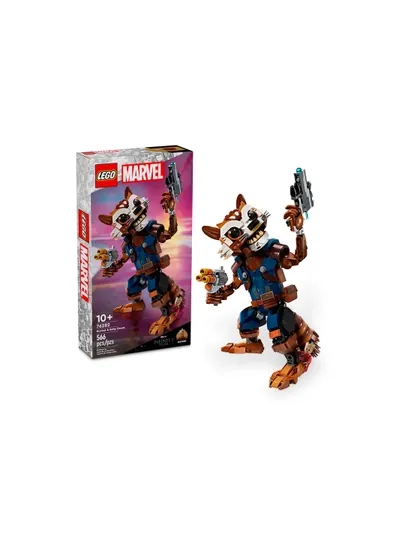 Конструктор LEGO Marvel 76282 Ракета Енот, 566 деталей