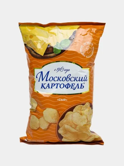 Чипсы Московский картофель, со вкусом сыра, 60 г — PASSIM-SDFGHJK