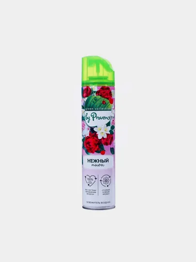 Освежитель воздуха Green Collection by Provence, нежный пион, 300 мл