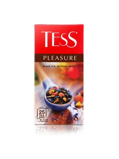 Чёрный чай Tess Pleasure, 1.5 г * 25 штук