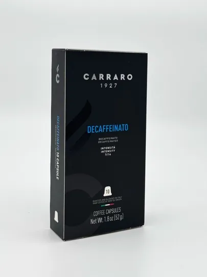 Кофе в капсулах Carraro Decaffeinato, 10 шт (57 g), для Nespresso