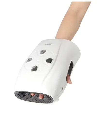 Green Lion Hand Massager — массажёр для рук с компрессией и подогревом, White
