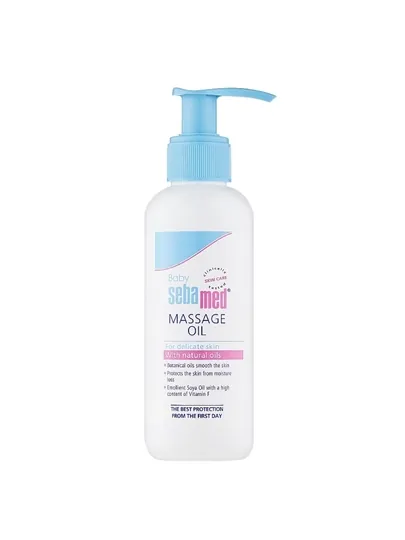 Массажное масло Sebamed Baby Massage Oil pH 5.5 для нежной кожи младенцев