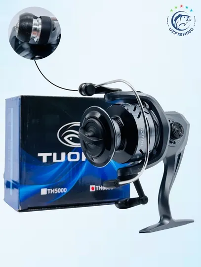 Безынерционная катушка TUOXAI TH для рыбалки, металлическая ручка